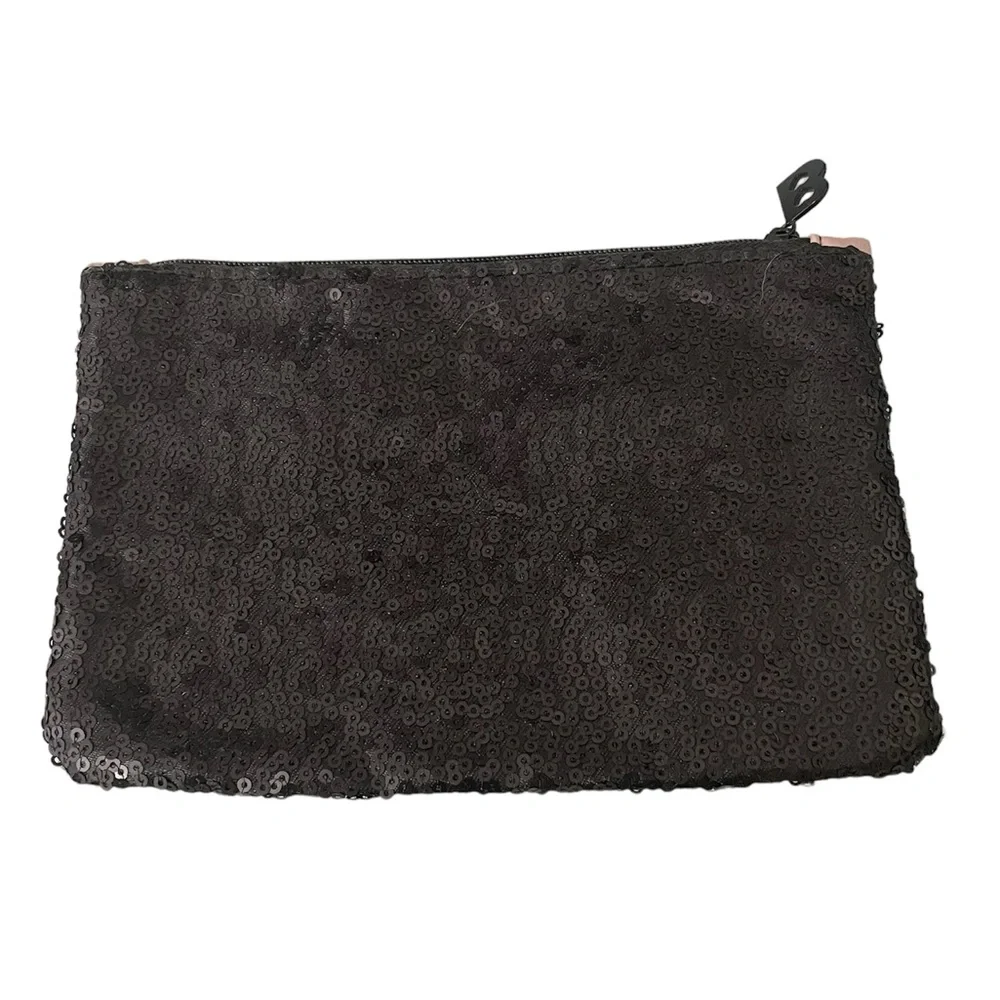 IPSY Betty Boop x Ipsy Cosmetic Case * Black Sequin Back * Black Lined Enclosure